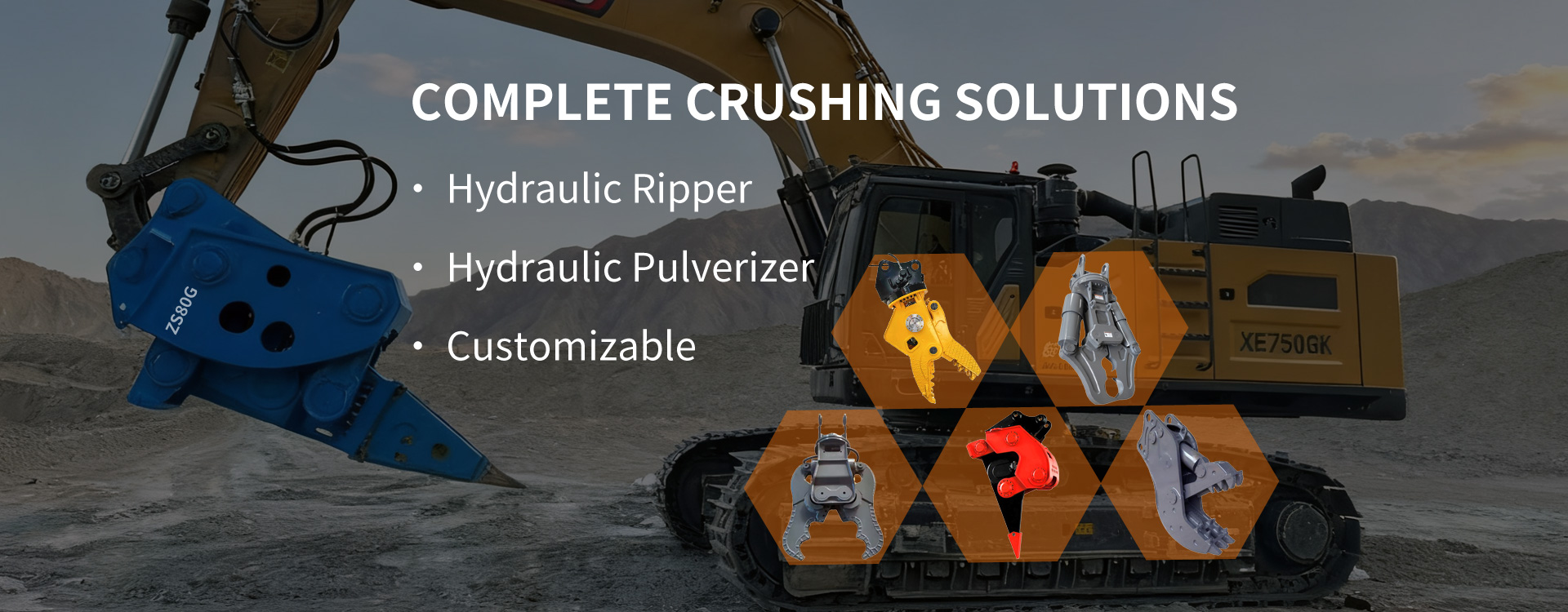 Hydraulic Ripper Product Display